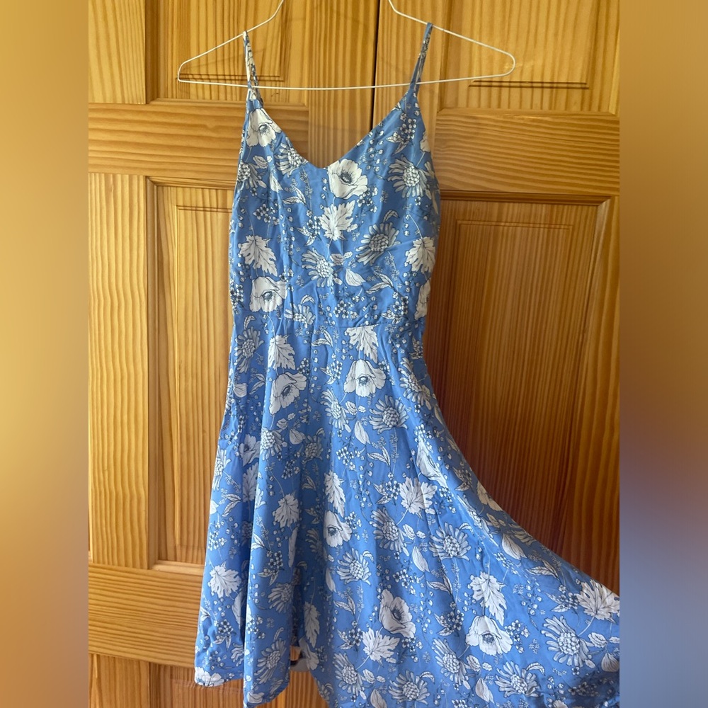 Periwinkle floral Gap sundress (size XS)